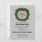 ハッピーウエタンギデイファーンニュージーランド 招待状 (正面)