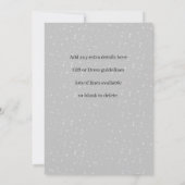 ハッピーウエタンギデイファーンニュージーランド 招待状 (裏面)