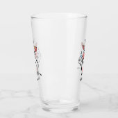 ハッピーウォーとベビーボトル漫画 タンブラーグラス (左)