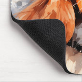 ハッピーウォーターカラードッグアートプリント マウスパッド (コーナー)