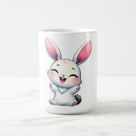 ハッピーウォーターカラーバニー コーヒーマグカップ