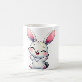 ハッピーウォーターカラーバニー コーヒーマグカップ