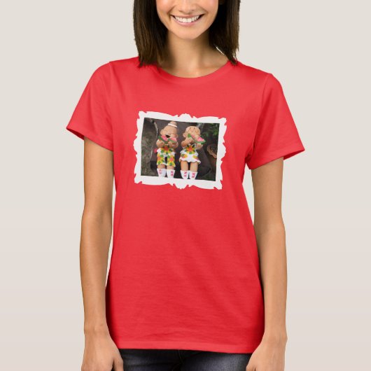 ハッピーウォーターメロンFriends フレーム Tシャツ (正面)