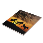 ハッピーウマズアートタイル タイル (側面)