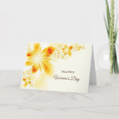 ハッピーウーマンズ・デイ カード (正面)