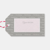 ハッピーウールハートアニバーサリーギフトラベル ギフトタグ (裏面横)