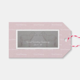 ハッピーウールハートアニバーサリーギフトラベル ギフトタグ