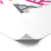 ハッピーエイズタイムズスカイズグレープリント ポスター (角)