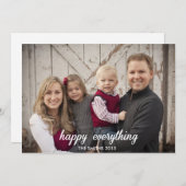 ハッピーエイチングホリデーフォトカード2013 シーズンカード (正面/裏面)