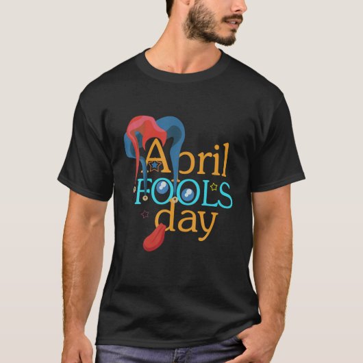 ハッピーエイプリルフールの日 – 4月フール Tシャツ (正面)