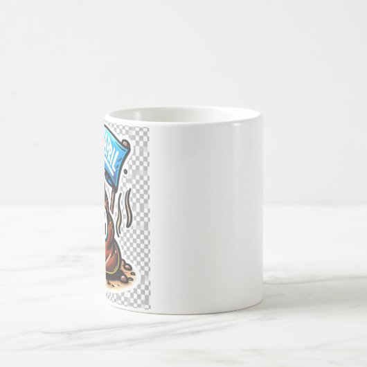 ハッピーエイプリルフールズデイマグ | 4月1日いたまおもしろいき コーヒーマグカップ (中央)