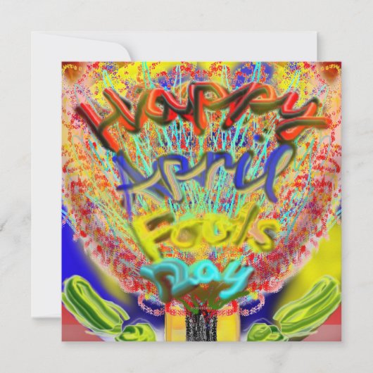 ハッピーエイプリルフールズデイ2014招待状 招待状 (正面)