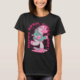 ハッピーエイプリルフールズデイ2022年4月1日4月ジョーク Tシャツ