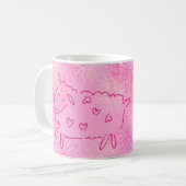 ハッピーエウ コーヒーマグカップ (正面左)