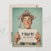 ハッピーエクセルホールド招待状 ポストカード (正面/裏面)