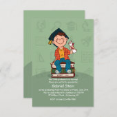 ハッピーエクセル招待状 招待状 (正面/裏面)