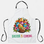 ハッピーエッグスター – イースターエッグ狩り エプロン (正面)