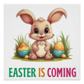 ハッピーエッグスター – イースターエッグ狩り ポスター (正面)