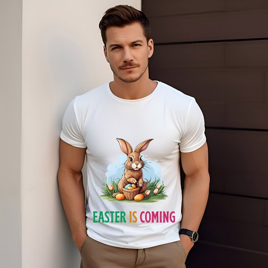 ハッピーエッグスター – イースターバニー Tシャツ
