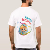 ハッピーエッグスター – 伝統 Tシャツ (裏面)