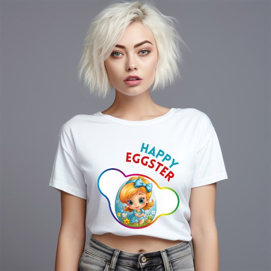 ハッピーエッグスター – 伝統 Tシャツ
