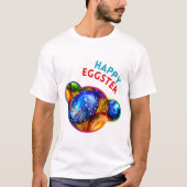 ハッピーエッグスター – 写真 Tシャツ (正面)