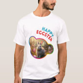 ハッピーエッグスター – 描画 Tシャツ (正面)
