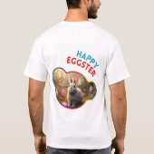 ハッピーエッグスター – 描画 Tシャツ (裏面)