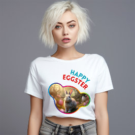 ハッピーエッグスター – 描画 Tシャツ
