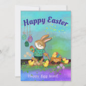 ハッピーエッグ狩りバニー&チックス シーズンカード (正面)