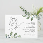 ハッピーエバーアフターの前に ウェディング リハーサル ディナー 招待状 (スタンド正面)