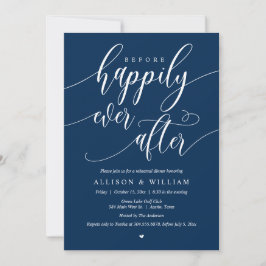ハッピーエバーアフターの前に、リハーサルディナー 招待状