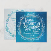 ハッピーエバーアフターの招待状 招待状 (正面/裏面)