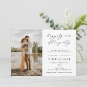 ハッピーエバーアフターの結婚披露宴 招待状 (スタンド正面)