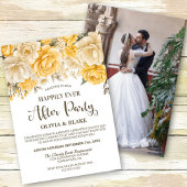 ハッピーエバーアフターイエローフローラ披露宴 招待状