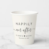 ハッピーエバーアフタークリームウェディング 紙コップ (正面)