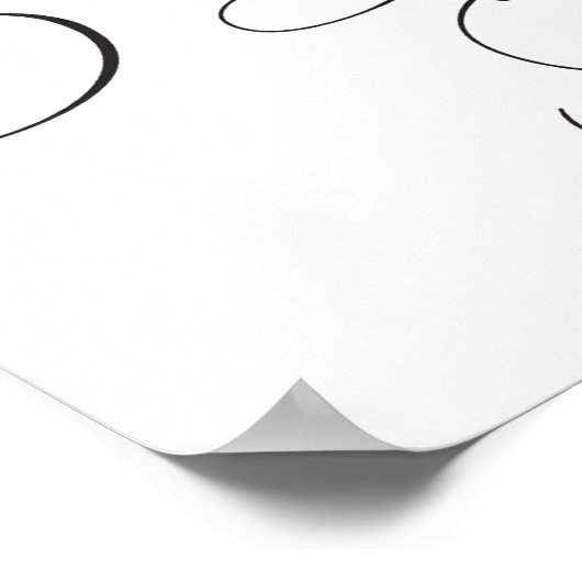 ハッピーエバーアフターサイン ポスター (角)