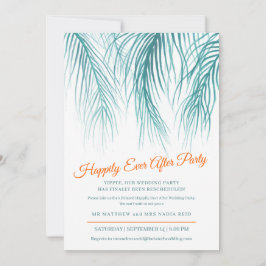 ハッピーエバーアフターターコイズパーム ウェディングパーティーの後 セーブザデート