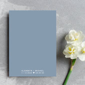 ハッピーエバーアフターダスティブルー披露宴招待状 招待状