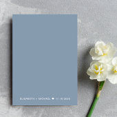 ハッピーエバーアフターダスティブルー披露宴招待状 招待状