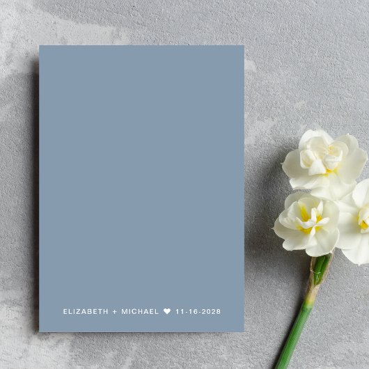 ハッピーエバーアフターダスティブルー披露宴招待状 招待状