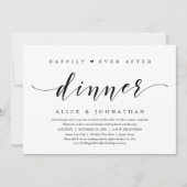 ハッピーエバーアフターディナー ウェディングエロープメントパーティ 招待状 (正面)