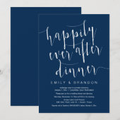 ハッピーエバーアフターディナー ウェディングエロープメント招待状 招待状 (正面/裏面)