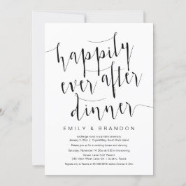 ハッピーエバーアフターディナー, 結婚式の秘密結婚 招待状