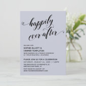 ハッピーエバーアフターハートダスティブルー披露宴 招待状 (スタンド正面)