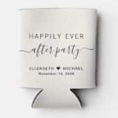 ハッピーエバーアフターパーティークリーム色の結婚披露宴 缶クーラー (正面)