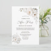ハッピーエバーアフターパーティーホワイトフローラ披露宴 招待状 (スタンド正面)