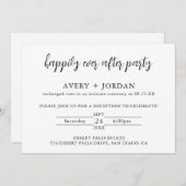 ハッピーエバーアフターパーティー披露宴招待状 シーズンカード (正面/裏面)