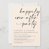ハッピーエバーアフターパーティー招待状 レセプション会場 招待状 (正面)