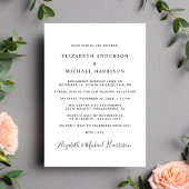 ハッピーエバーアフターパーティー アーチフォト ウェディング 招待状